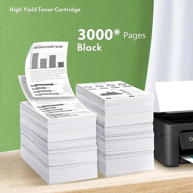 Alt view image 3 of 7 - 51B1000 High Yield Toner Cartridge 2 Pack Black (3,000 Pages) Compatible for Lexmark 51B1000 Toner Cartridge with MS317, MS317dn, MS417dn, MS517dn, MS617dn, MX317dn Printers