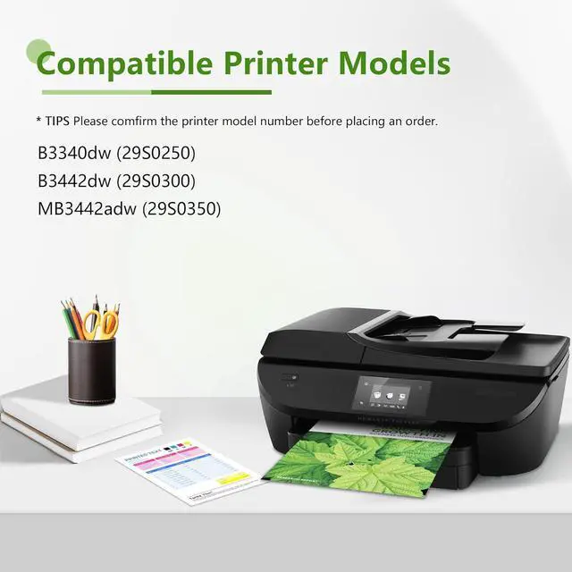 Alt view image 2 of 6 - B3340 55B0ZA0 Drum Unit - 1 Pack Replacement for Lexmark 55B0ZA0 Imaging Unit Toner for B3340dw B3442dw MB3442adw Printer, Approximately 40,000 Page Yield, Black