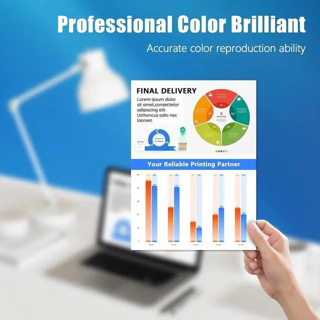 Alt view image 6 of 7 - 210X Toner Cartridges 4-Pack Replacement for 210X Toner Cartridges Works with Color Pro 4201dn 4201dw Pro MFP 4301dw 4301fdn 4301fdw Printer Ink