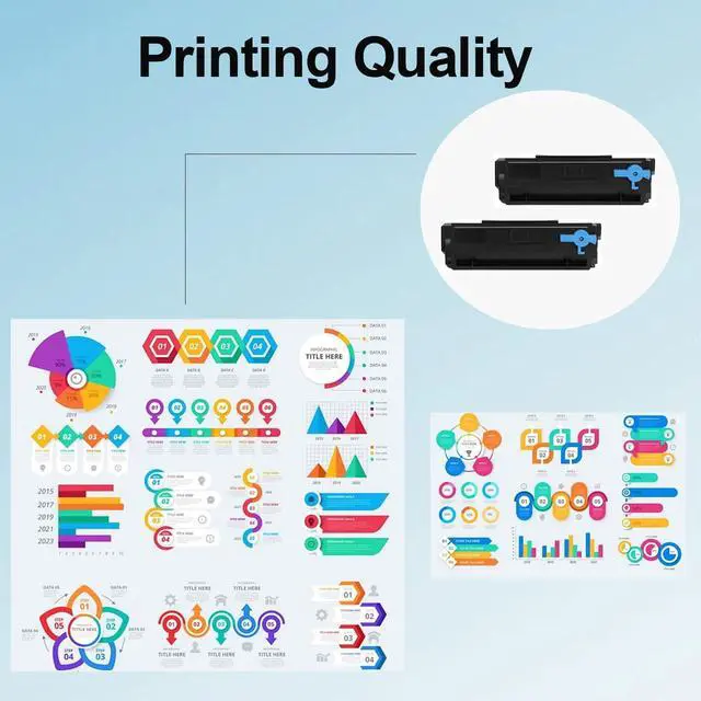 Alt view image 3 of 5 - 55B1H00 High Yield Toner Cartridge Use for MS331 MS331dn MS431 MS431dn MS431dw MX331 MX331adn MX431 MX431adn MX431adw Printers (2 Pack)