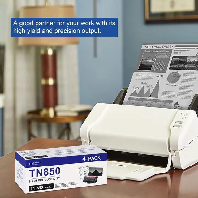 Alt view image 6 of 7 - TN850 Replacement for Brother TN-850 TN 850 TN850 High Yield Toner Cartridges for HL-L6200DWT L6200DW L5200DW L5100DN MFC-L5800DW L5700DW L6700DW L6800DW 2 Black