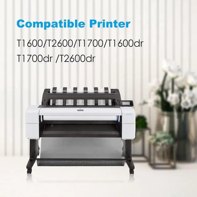 Alt view image 2 of 7 - Remanufactured 730 Ink Cartridges Replacement for HP730 HP 730 Ink 300ml P2V68A P2V69A P2V70A P2V71A P2V72A P2V73A Compatible with DesignJet T1600 T1700 T2600 PrintersPBK MBK C M Y G 6-Pack