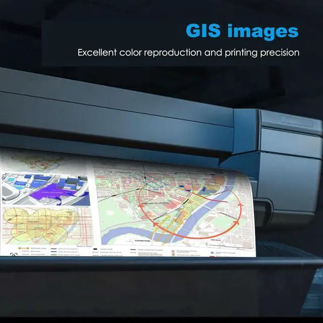 Alt view image 5 of 7 - Remanufactured 730 Ink Cartridges Replacement for HP730 HP 730 Ink 300ml P2V68A P2V69A P2V70A P2V71A P2V72A P2V73A Compatible with DesignJet T1600 T1700 T2600 PrintersPBK MBK C M Y G 6-Pack