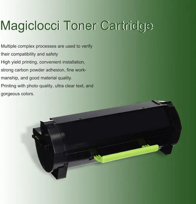 Alt view image 5 of 6 - 56F1000 Toner Cartridge Black 1 Pack Compatible Replacement for Lexmark 56F1000 High Yield Toner Cartridge Work for MS321dn MS421dn MS521dn MS621dn MX321adn MX421ade MX521de Printer