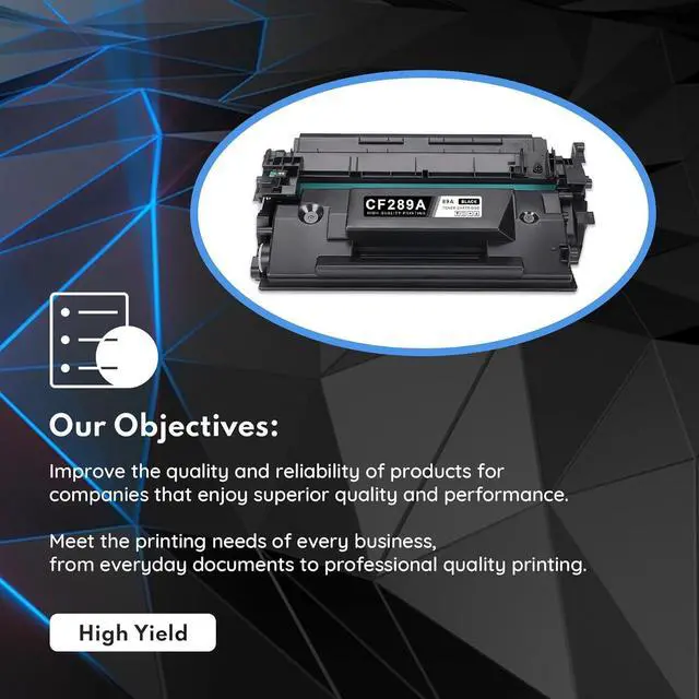 Alt view image 2 of 7 - 89A Black Toner Cartridge 1-Pack Works with Laser Enterprise M507n M507x M507dn M507dng MFP M528f M528dn Flow MFP M528c M528z Printer Replacement for HP 89A CF289A 89X CF289X 89Y Toner Cartridge