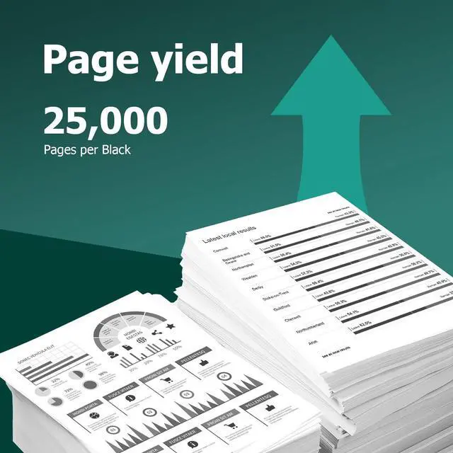 Alt view image 3 of 7 - Remanufactured 56F1U00 Black Ultra High Yield Toner Cartridges Compatible with Lexmark 56F1U00 56F1U0E for Lexmark MS521 MS621 MS622 MX521 MX522 MX622 Printers ( 2Pack 25000pgs)