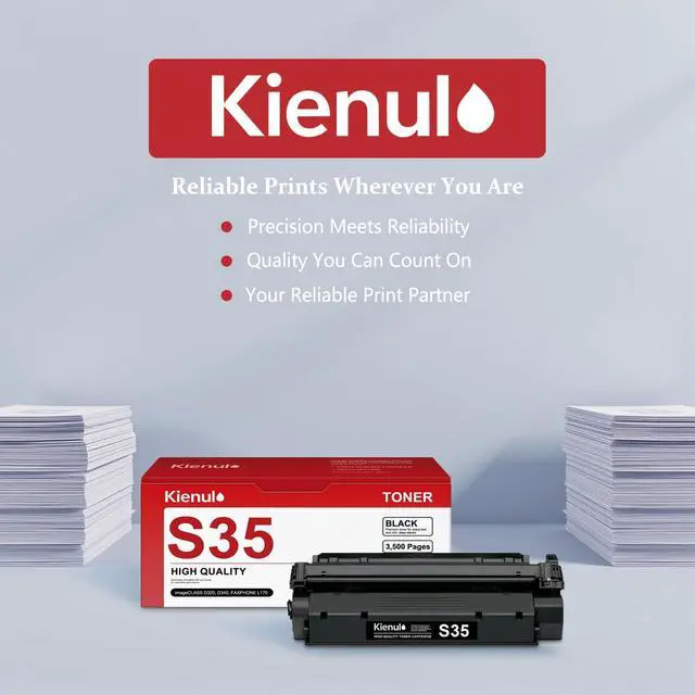 Alt view image 2 of 6 - S35 Black Toner Cartridge 2-Pack, S35 Toner Replacement for Canon imageCLASS D300 D310 D320 D340 D360 D383, FAXPHONE L170 L400 L380, LaserClass 310 320 PC-D320 PC-D340 Printer, 7833A001AA Toner