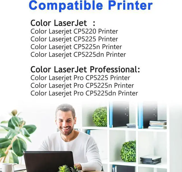 Main image of 307A Toner Cartridge 4 Pack Replacement for HP 307A CE740A CE741A CE742A CE743A Toner Cartridges Compatible for Color Professional CP5225 CP5225N CP5225DN Series Toner Printers (BK/C/M/Y)