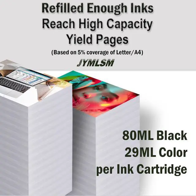 Alt view image 6 of 7 - 712XL Ink Cartridges Remanufactured High Yield Replacement for HP 712 712XL 712 XL, for DesignJet T650 T630 T230 T210 Studio Plotter Printer, 712XL Ink cartridges Combo Pack (4 Pack)