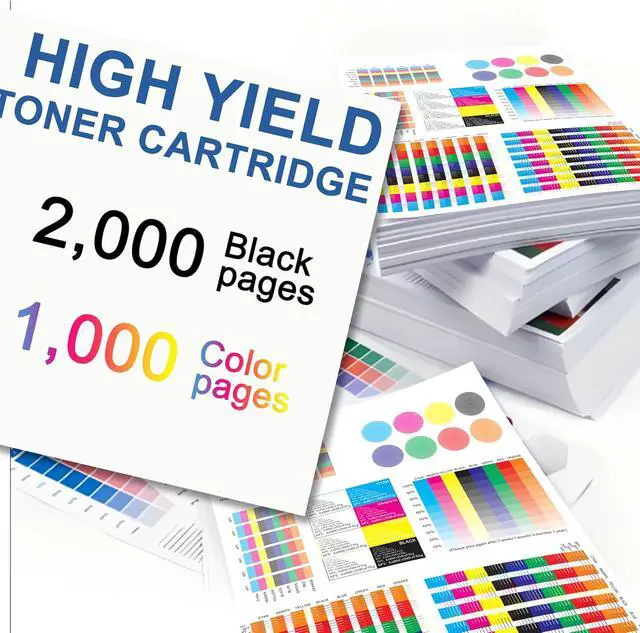 Alt view image 3 of 6 - WorkCentre 6027 High Yield Toner Cartridges(4-Pack, BK/C/M/Y) - 106R02759 106R02758 106R02757 106R02756 Toner Cartridges Replacement for Xerox Phaser 6020 6022 WorkCentre 6025 6027 Printer