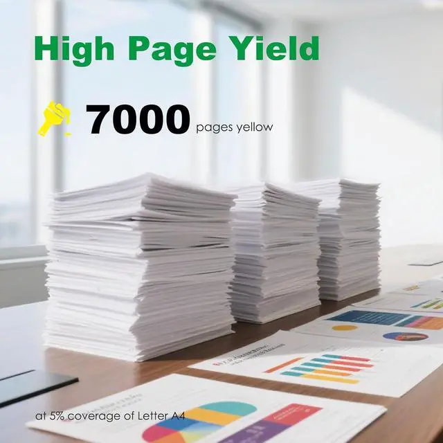 Alt view image 3 of 7 - Remanufactured 74C1SY0 Yellow High Yield Toner Cartridge Compatible with Lexmark CS720 CS725 CX725 for CS720de, CS720dte, CS725de, CS725dte, CX725de, CX725dte Laser Printer