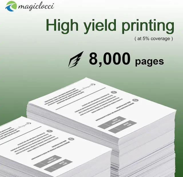 Alt view image 3 of 6 - 58D1000 Toner Cartridge Black(1Pack) - Compatible Replacement for Lexmark 58D1000 Toner Cartridge Work for MS725dvn MS821dn MS822de MS823dn MS824de MS825dn MS826de MX721ade MX722ade MX725dvn Printer