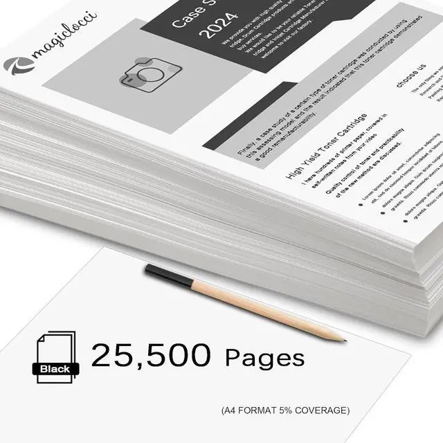 Alt view image 3 of 6 - 52D1H00 Toner Cartridge High Yield(1-Pack, Black) Replacement for Lexmark 52D1H0E Toner Cartridge MS710dn MS710n MS711dn MS810de MS810dn MS810dtn MS810n MS811dn MS811dtn MS811n MS812de Printer