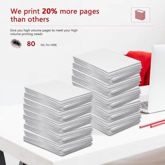 Alt view image 3 of 6 - PFI-1000 Ink (1Pack,MBK 80ml) Compatible Replacement for Canon PRO 1000 Ink Cartridges imagePROGRAF PRO 1000 Printer