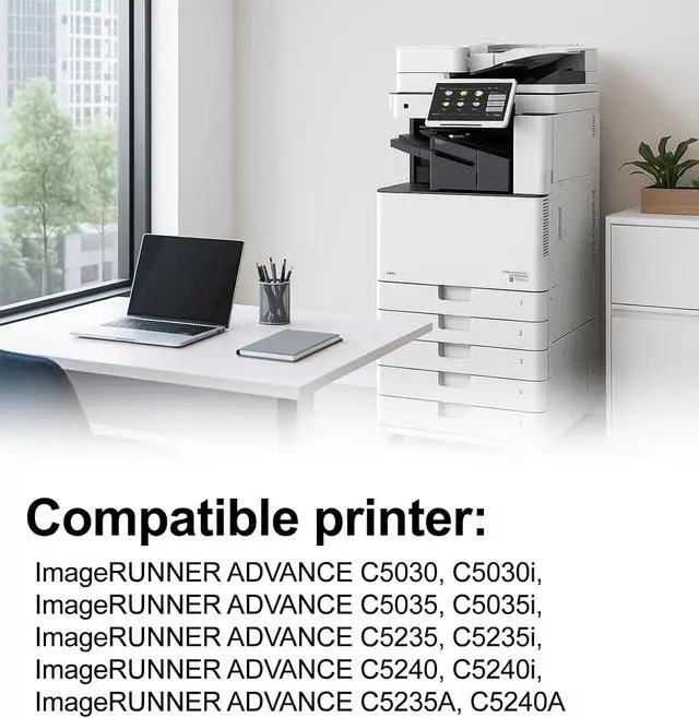 Alt view image 3 of 7 - GPR-31 Toner GPR31 Toner Cartridge (4-Pack, 1BK+1C+1M+1Y) Replacement for Canon GPR-31 Toner Cartridge Compatible ImageRUNNER Advance C5030 C5030i C5035 C5035i C5235 Printer