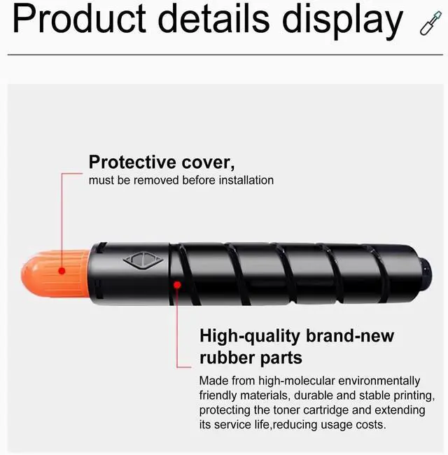 Alt view image 4 of 7 - GPR-31 Toner GPR31 Toner Cartridge (4-Pack, 1BK+1C+1M+1Y) Replacement for Canon GPR-31 Toner Cartridge Compatible ImageRUNNER Advance C5030 C5030i C5035 C5035i C5235 Printer