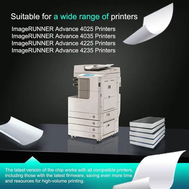 Alt view image 2 of 7 - GPR-43 Black Toner Cartridge High Yield (1-Pack) Compatible GPR43 Toner Cartridge Replacement for Canon GPR43 Toner Cartridge for imageRUNNER Advance 4025 4035 4225 4235 Printers