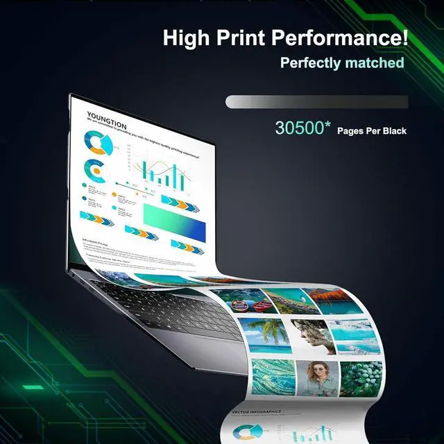 Alt view image 4 of 7 - GPR-43 Black Toner Cartridge High Yield (1-Pack) Compatible GPR43 Toner Cartridge Replacement for Canon GPR43 Toner Cartridge for imageRUNNER Advance 4025 4035 4225 4235 Printers