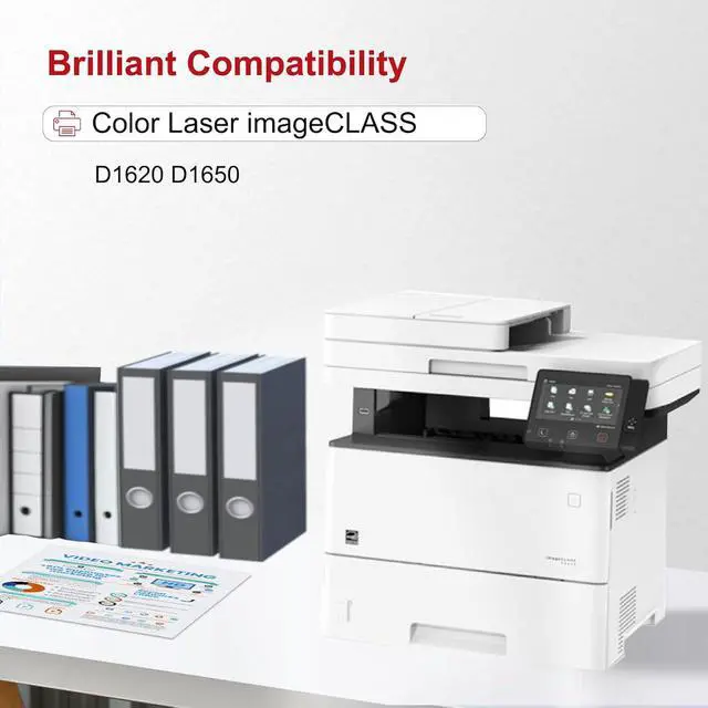 Alt view image 2 of 7 - 121 Black Toner Cartridge High Yield (2-Pack) Compatible 121 Toner Cartridges Replacement for Canon 121 Toner Cartridge for imageCLASS D1620 D1650 Printer