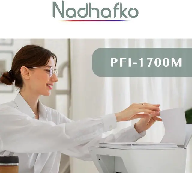 Alt view image 2 of 6 - PFI-1700M Magenta Ink Cartridge 700ml Replacement for Canon PFI-1700 Magenta 0777C001AA for imagePROGRAF PRO-2000 PRO-4000 PRO-4000S PRO-6000S Printer (PFI1700M)