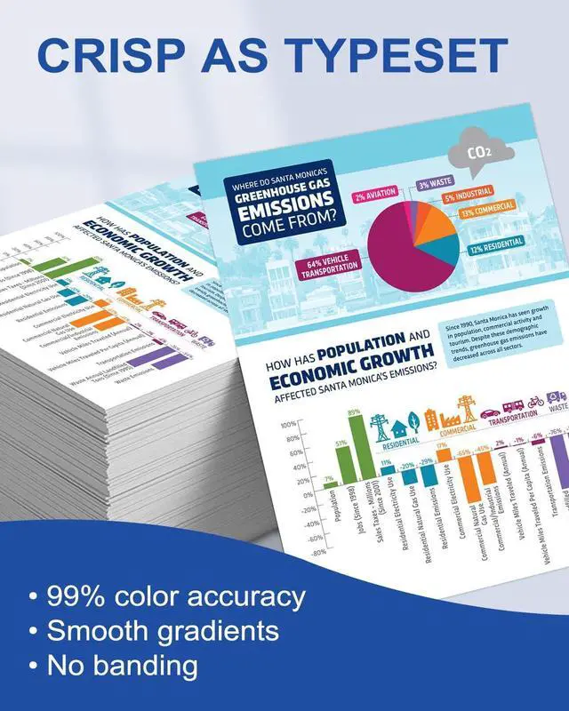 Alt view image 5 of 6 - C332/MC363 Toner Cartridges 4 Pack(BK/C/M/Y): 46508704 46508703 46508702 46508701 Toner Cartridge Replacement for OKI C332 C332dn MC363 MC363dn Printer