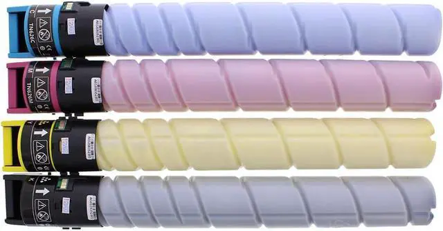 Main image of TN626K, TN626Y, TN626C, TN626M 4-Pack Black, Cyan, Magenta, Yellow Toner Cartridge Compatible with Konica Minolta Bizhub C450i/C550i/C650i Series
