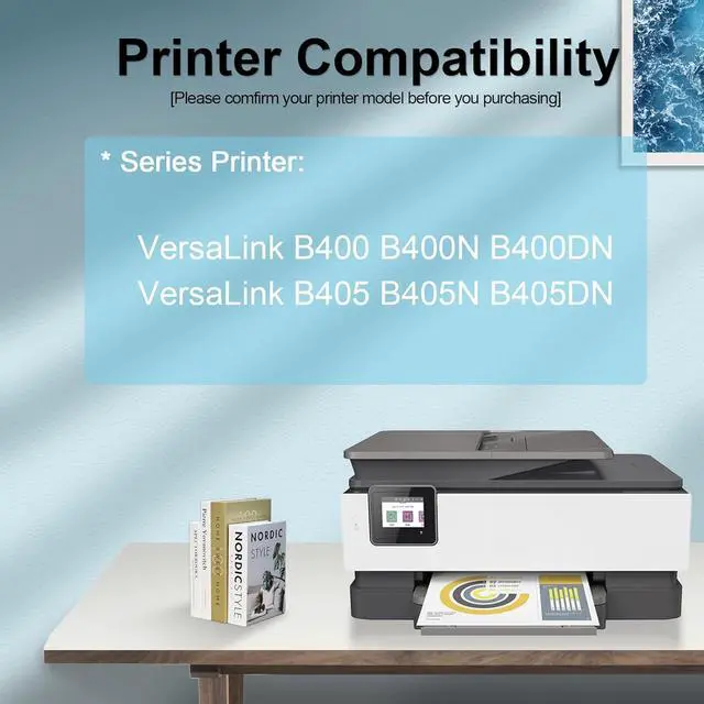 Alt view image 2 of 6 - VersaLink B400 B405 Toner Cartridge(1-Pack) 106R03582 High Capacity Toner Replacement for VersaLink B400 B400N B400DN B405 B405N B405DN Printer(15,000 Pages)
