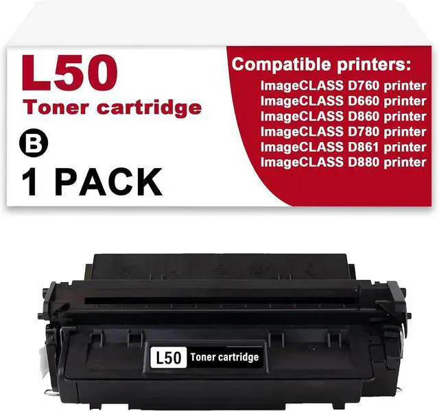 Main image of L50 Black Toner Cartridge Replacement for L50 Toner Cartridge Work for ImageClass D660 D661 D680 D760 D761 D780 D860 D861 D880 Printers (5,500 Pages)