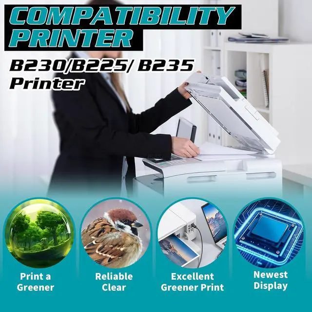 Alt view image 3 of 7 - MC3224 MC3326 Toner Cartridges,Replacement C3210k0 C3210C0 C3210M0 C3210Y0 Ink for C3326dw C3224dw C3426dw MC3224i MC3426i MC3326i MC3224dwe MC3224adwe MC3326adwe (Without Chip)