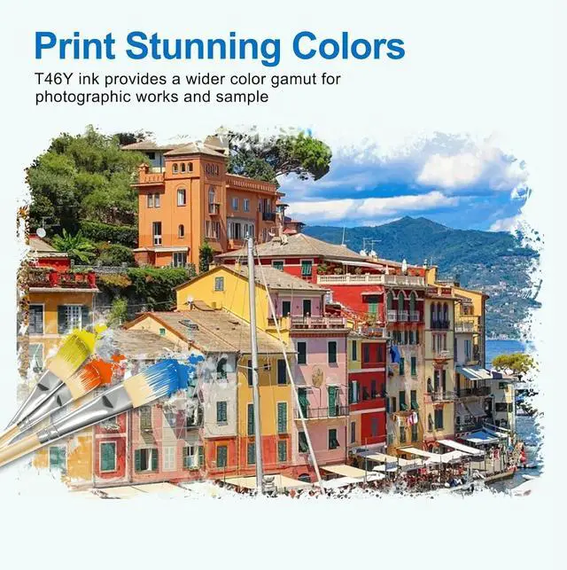 Alt view image 2 of 6 - T770 10-Pack Compatible Ink Cartridge Replacement for SureColor P700 SC-P700 Printer