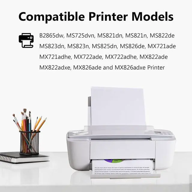 Alt view image 2 of 6 - 58D0Z00 Imaging Unit Compatible Replacement for Lexmark 58D0Z00 Drum Unit for B2865dw MS821dn MS821n MS823dn MS825dn MS826de MS725dvn MX721ade MX722ade MX822ade MX826ade Printer [150,500 Pages]