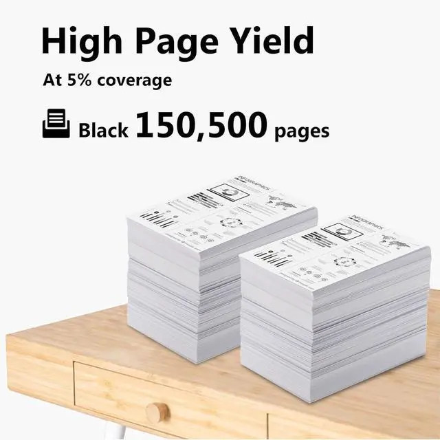Alt view image 3 of 6 - 58D0Z00 Imaging Unit Compatible Replacement for Lexmark 58D0Z00 Drum Unit for B2865dw MS821dn MS821n MS823dn MS825dn MS826de MS725dvn MX721ade MX722ade MX822ade MX826ade Printer [150,500 Pages]