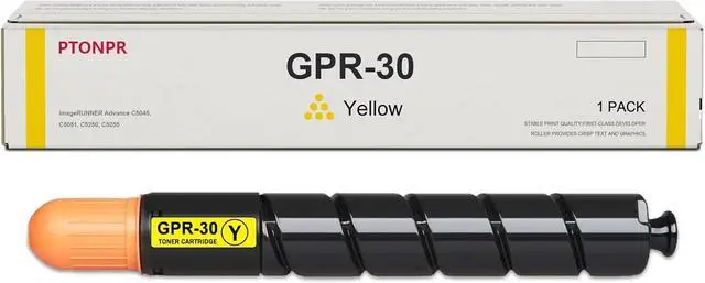 Main image of GPR-30 Yellow Toner Cartridge High Yield Replacement for Canon GPR30 2801B003AA Toner Cartridge for imageRUNNER Advance C5045 C5051 C5250 C5255 Printer (1 Pack)