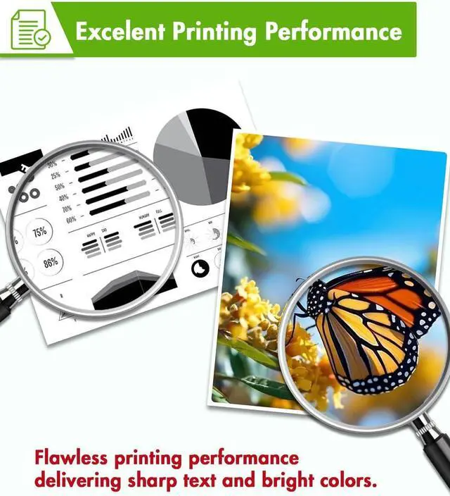 Alt view image 5 of 7 - 952XL Ink Cartridges High Yield (4-Pack, Black/Cyan/Magenta/Yellow) Compatible 952XL Ink Cartridges Replacement for HP OfficeJet Pro 7740 8710 8210 8715 8720 8702 Printer