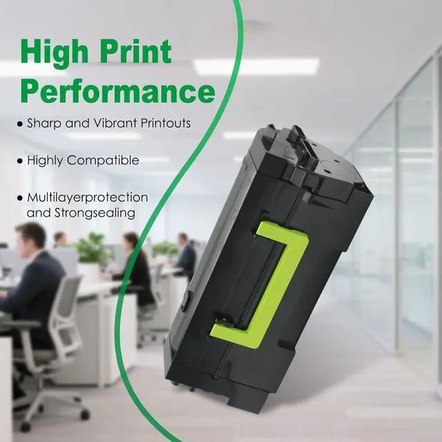 Alt view image 5 of 7 - 58D1H00 Black High Yield Toner Cartridge Replacement for Lexmark 58D1H00 58D1U00 58D1000 58D1X00 Toner Cartridge for MS725 MS821 MS822 MS823 MS824 MS825 MS826 MX721 MX722 MX725 MX822 MX824 Printer