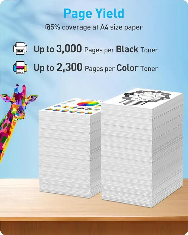 Alt view image 3 of 7 - MasaiMara C231H C2325H Compatible Toner Cartridges for Lexmark C2325 C2325dw C2425 C2425dw C2535 C2535dw MC2640 MC2640adwe MC2535 MC2535adwe MC2425 MC2425adw MC2325 MC2325adw Printer