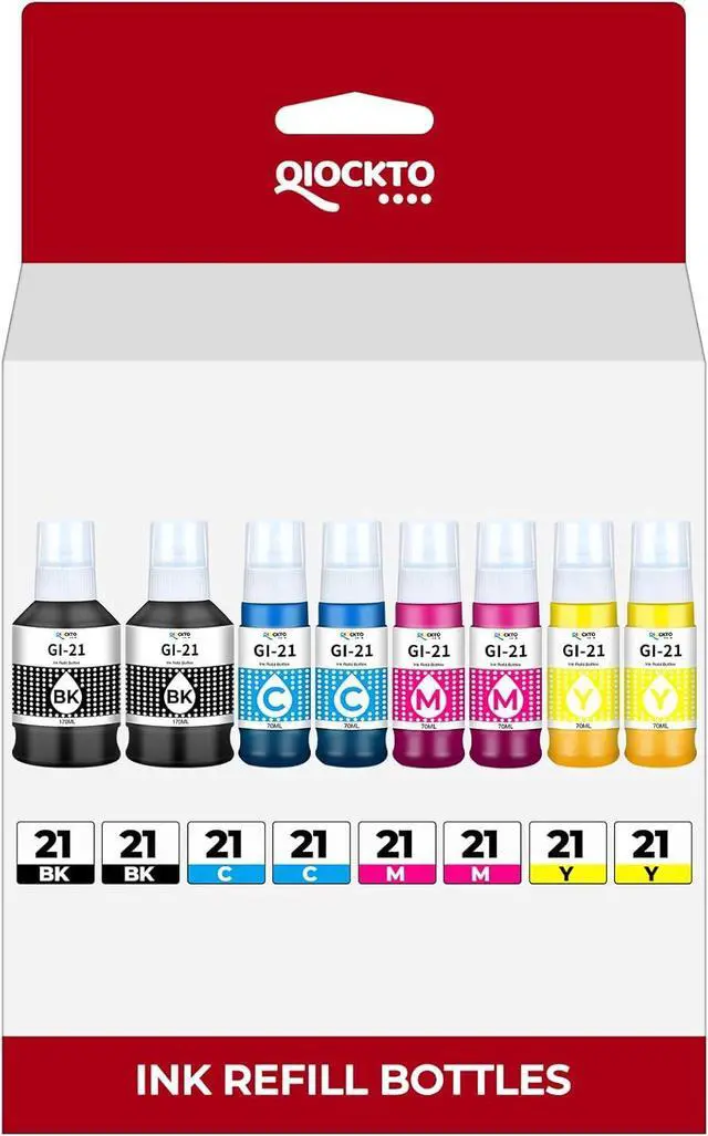 Main image of GI-21 Ink Refill Bottles G3270 G3290 G4270 G4280 Ink Refill Compatible with 21 GI-21 GI21 Ink Refill Bottles for MegaTank G3270 G3290 G4270 G4280 G1220 G3260 G2270 G2260 G1230 G3262 G3272 Printer