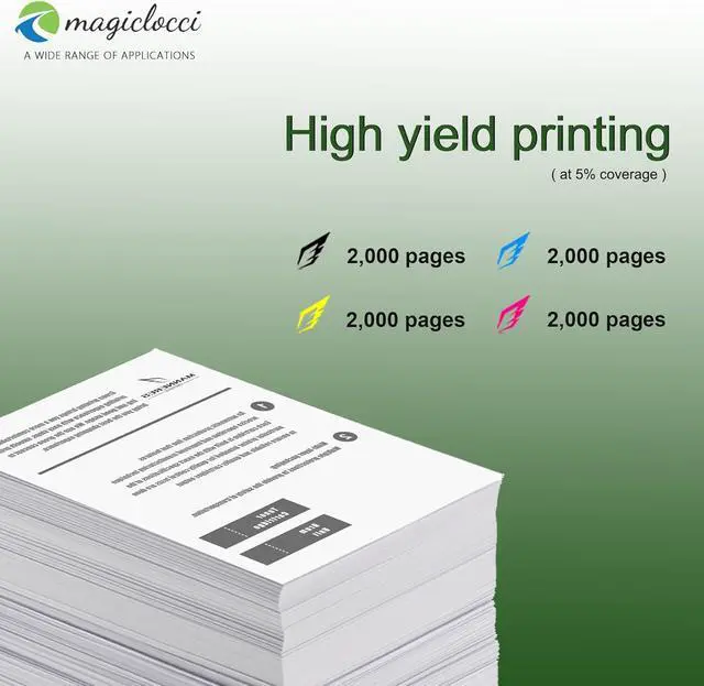 Alt view image 3 of 6 - C3224/MC3326 Toner Cartridge Set (4 Pack, BK/C/M/Y) Compatible Replacement for Lexmark C3210K0 C3210C0 C3210M0 C3210Y0 Toner Work for C3224 MC3426 MC3326 C3326 C3426 MC3224 Printer