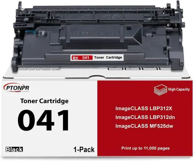 Main image of 041 High-Yield Black Toner Cartridge 1-Pack Replacement for Canon 041 Toner Cartridge for imageCLASS LBP312X LBP312dn MF525dw Printers