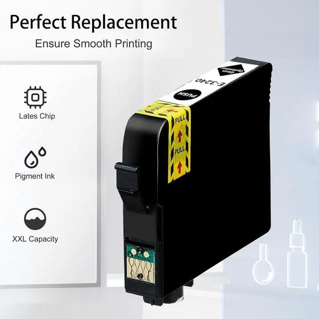 Alt view image 4 of 7 - HEG Remanufactured T324 P400 Ink Cartridges 324 Replacement for SC-P400 8 Color Printer T324220 T3240 Ultrachrome Gloss Standard Yield Ink Cartridge Pigment Ink (8 Pack)