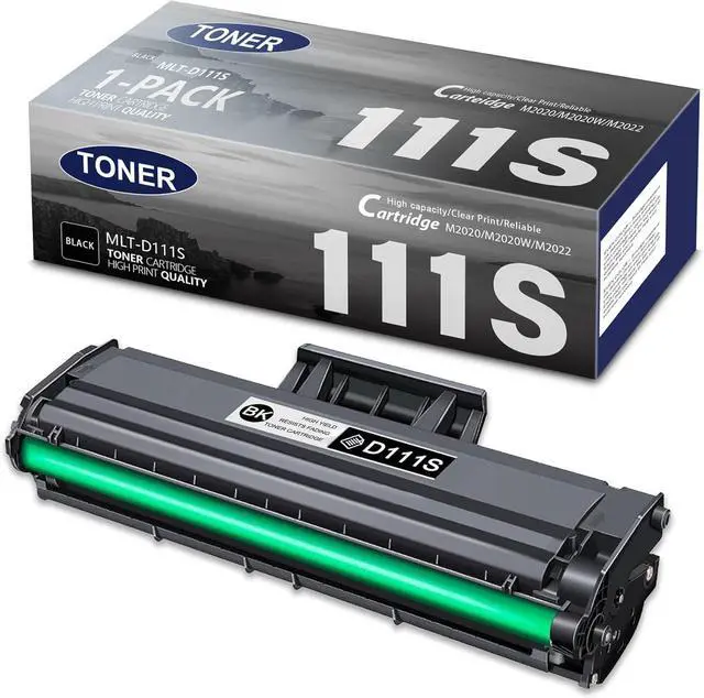 Main image of MLT-D111S D111S Black Toner Cartridge Replacement for Samsung D111S MLT-D111S 111S Toner for Xpress M2020 M2020W M2022 M2022W M2070 M2070F Printer Toner (1-Pack)