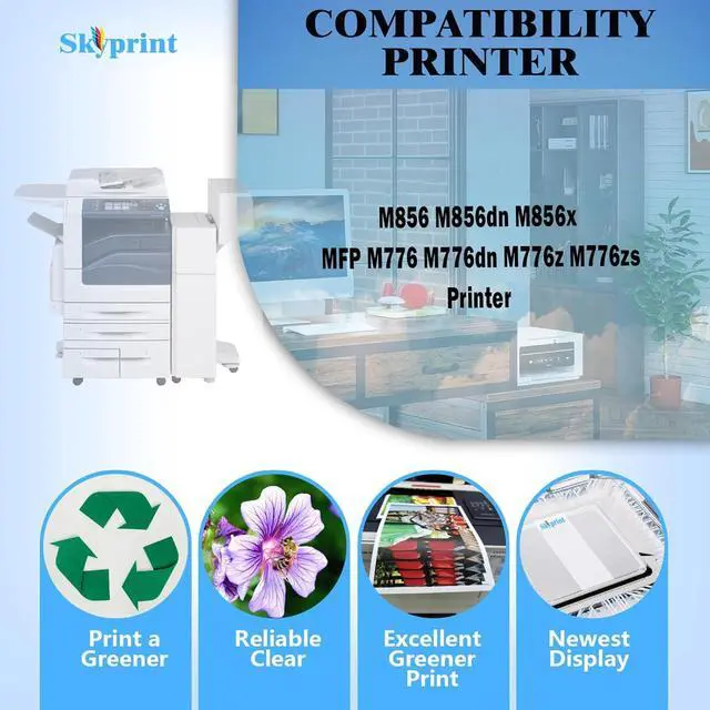 Alt view image 2 of 5 - 659 659A Black Toner Cartridge Compatible with HP 659A W2010A Toner Use for HP Color Enterprise Enterprise M856,Enterprise MFP M776,M776DN M776 M776ZS M776Z M856 M856DN M856X Printer