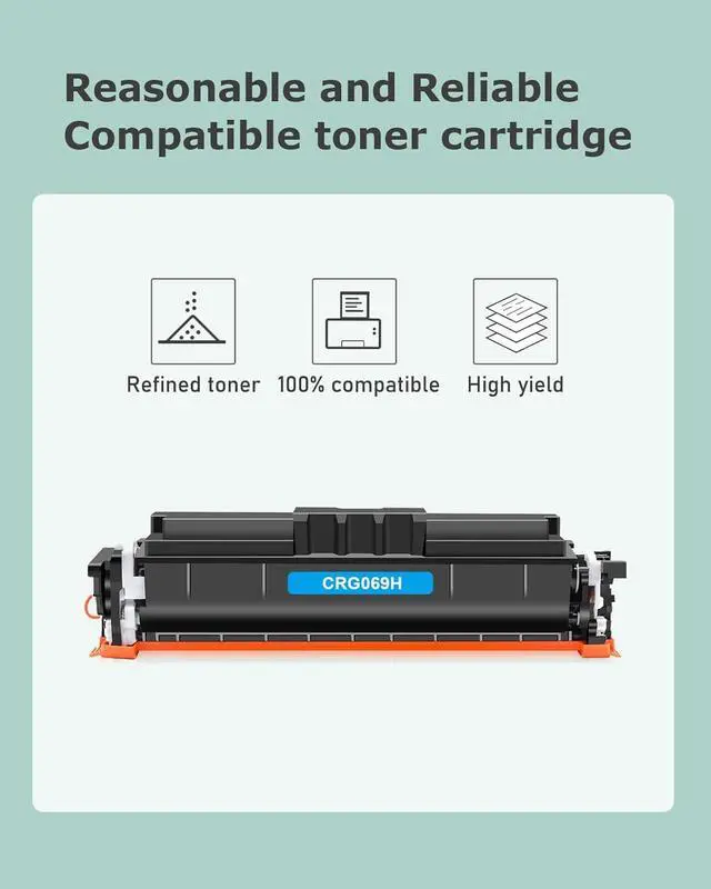 Alt view image 5 of 7 - KALOKING 069H No Chip Toner Cartridge for Canon 069 069H 1 Cyan for imageCLASS MF751Cdw Printer(Need Special Tools for Installation, Tools Need to be Purchased Separately)