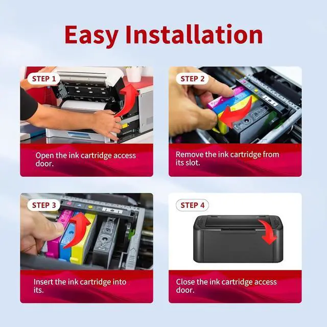 Alt view image 6 of 7 - PGI-280XL CLI-281XL Ink Cartridges (6-Pack) - Replacement for Canon 280 281 Ink Cartridges 280XL 281XL Ink for with Pixma TR8620 TR8620a TS6320 TR7520 TS6120 TS6220 TS8220 Printer - High Yield XL