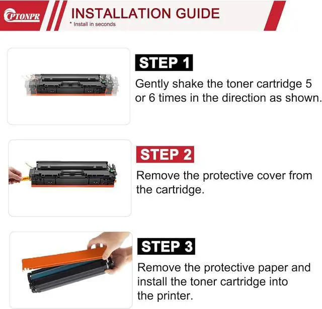 Alt view image 7 of 7 - 055 Toner Cartridge Set MF743Cdw MF741Cdw Replacement for Canon 055 Toner Cartridge Set CRG055 Color ImageCLASS MF743Cdw Color ImageCLASS MF741Cdw MF745Cdw MF746Cdw LBP664Cdw Printer-4 Pack
