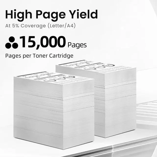 Alt view image 3 of 6 - 55B1H00 55B1H0E Compatible High Yield Toner Cartridge Compatible for Lexmark MS331dn MS431dn MS431dw MX331adn MX431adn MX431adw MX432adwe Printer (55B1H00-1Pack-15000Pages)