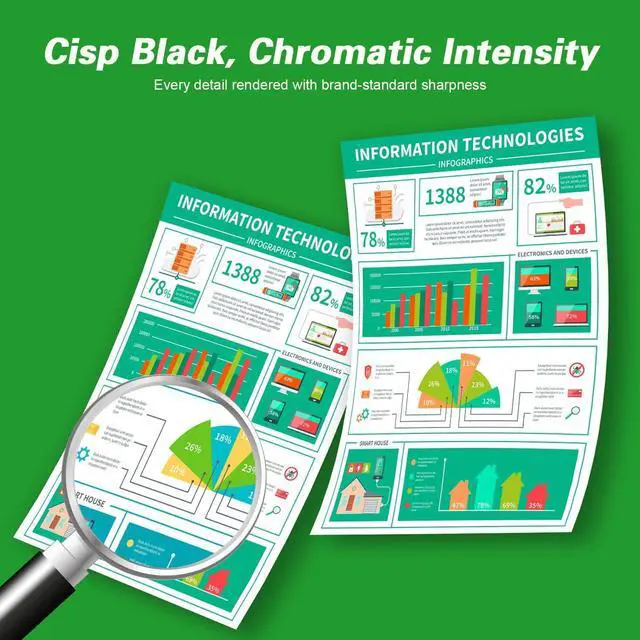 Alt view image 4 of 6 - 936XL 936e Ink Cartridges (4-Pack, Black/Cyan/Magenta/Yellow) Compatible Ink Replacement for HP 936XL 936e 936 Ink Work with OfficeJet Pro 9110 9120 9122 9125 9128 9130 9135 9730