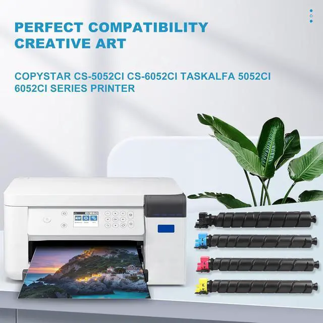 Alt view image 2 of 6 - High Yield TK8517 Toner Cartridges TK-8517 Toner Cartridge Set Compatible for Copystar CS-5052ci CS-6052ci TASKalfa 5052ci 6052ci Series Printer