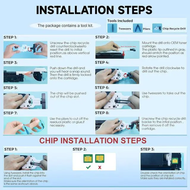 Alt view image 5 of 7 - 218X Toner Cartridges 4-Pack High Yield W2180X Replacement for HP 218X 218A Toner Works with Color Laserj Pro 3201dw MFP 3301fdw 3301sdw 3301cdw Printer