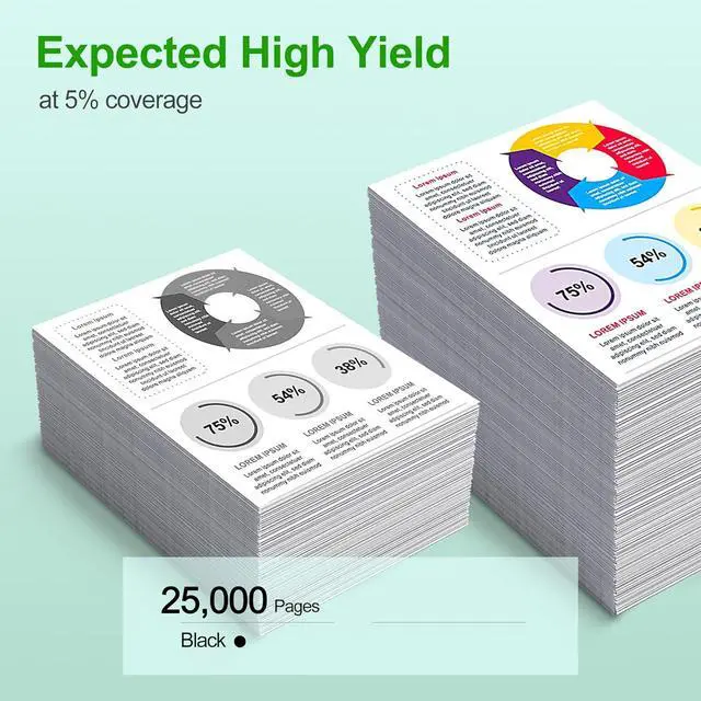 Alt view image 2 of 6 - 521H 52D1H00 Toner Cartridge Replacement for Lexmark for MS710 MS710n MS711 MS711dn MS810 MS810n MS810dn MS810de MS811 MS811n MS811dn MS811dtn MS812 MS812dn MS812de Printers(1-Pack Black)